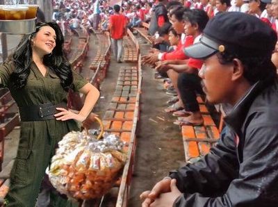 10 Editan Kocak Foto Raisa Saat di GBK Ini Bikin Ngakak