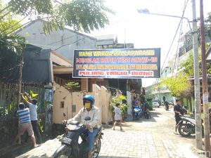 Khawatir Positif COVID-19, Warga di Makassar Pasang Spanduk Tolak Rapid Test