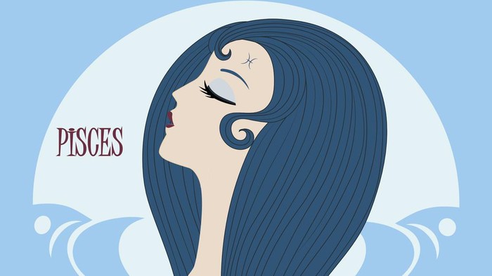 Zodiac girl Pisces