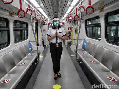 Begini Penerapan Protokol Kesehatan di LRT Jakarta