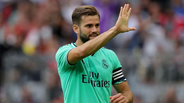 MUNICH, GERMANY - JULY 31: Nacho Fernandez of Real Madrid celebrates after scoring his teams fourth goal during the Audi cup 2019 3rd place match between Real Madrid and Fenerbahce at Allianz Arena on July 31, 2019 in Munich, Germany. (Photo by Alexander Hassenstein/Getty Images for AUDI)