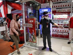 Catat! Masuk Toko Ritel Wajib Pakai Masker