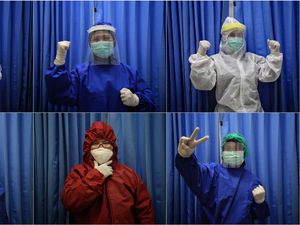 Semangat Juang Petugas Medis Dalam Bingkai Foto