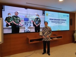 Perangi COVID-19, BCA Donasikan Ventilator ke RSPAD Gatot Soebroto