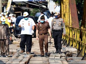 Akhirnya! Jembatan Cibuni Penghubung Sukabumi-Cianjur Mulai Diperbaiki Akhirnya! Jembatan Cibuni Penghubung Sukabumi-Cianjur Mulai Diperbaiki