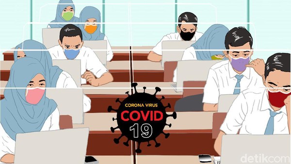 Ilustrasi Virus Corona, Covid 19 Poster