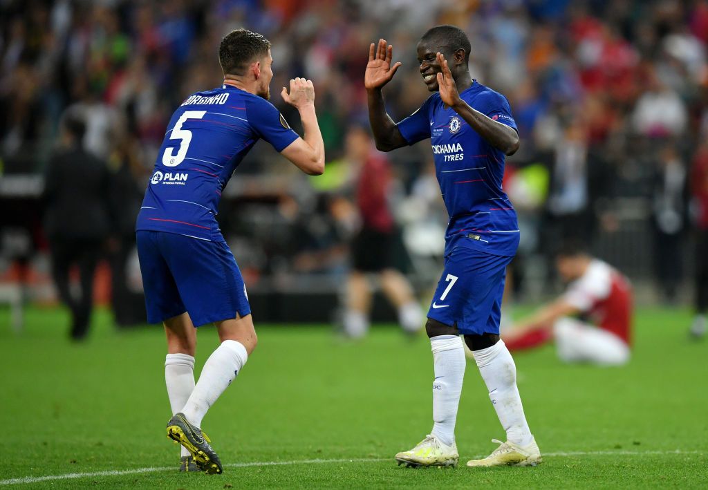 Jorginho dan N'Golo Kante