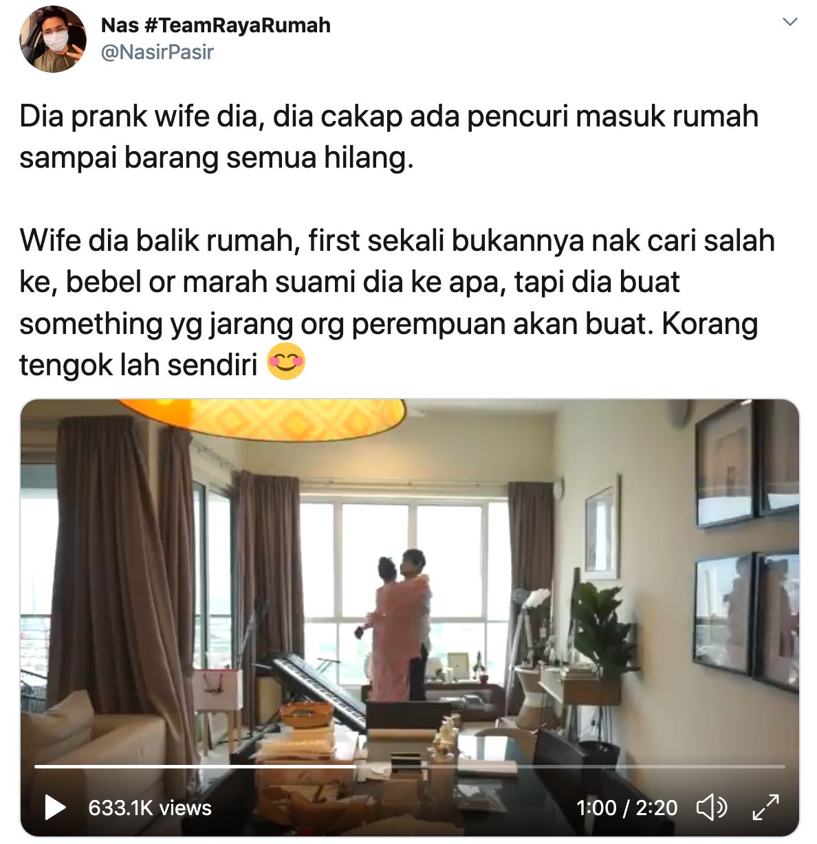Viral suami prank istri