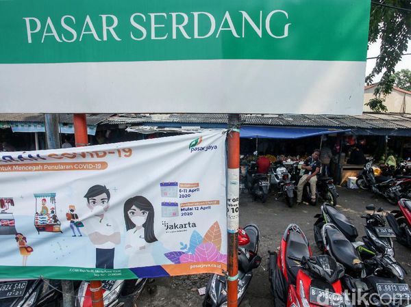 14 Pedagang Positif Corona, Pasar Serdang Kemayoran Masih Buka