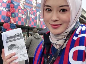 Ayana Moon Ternyata Suka Sepakbola, Fans Berat Barcelona
