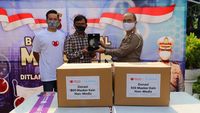 Donasi 2.000 Masker untuk Warga Terdampak Corona