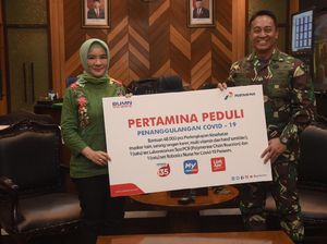 Pertamina Beri Bantuan 48 Ribu Paket APD ke Tenaga Medis TNI AD