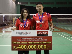 Juara All England 2020, Praveen/Melati Diganjar Bonus Lewat Virtual