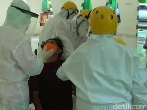 Video Ketegangan Para Santri Hadapi Jarum Suntik Rapid Test