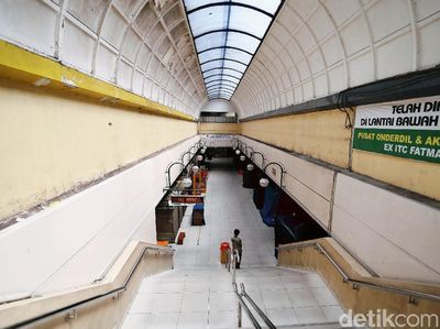 Potret Sepinya Mal Blok M Saat Pandemi