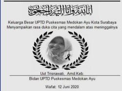 Sedih, Bidan di Surabaya Meninggal Positif COVID-19