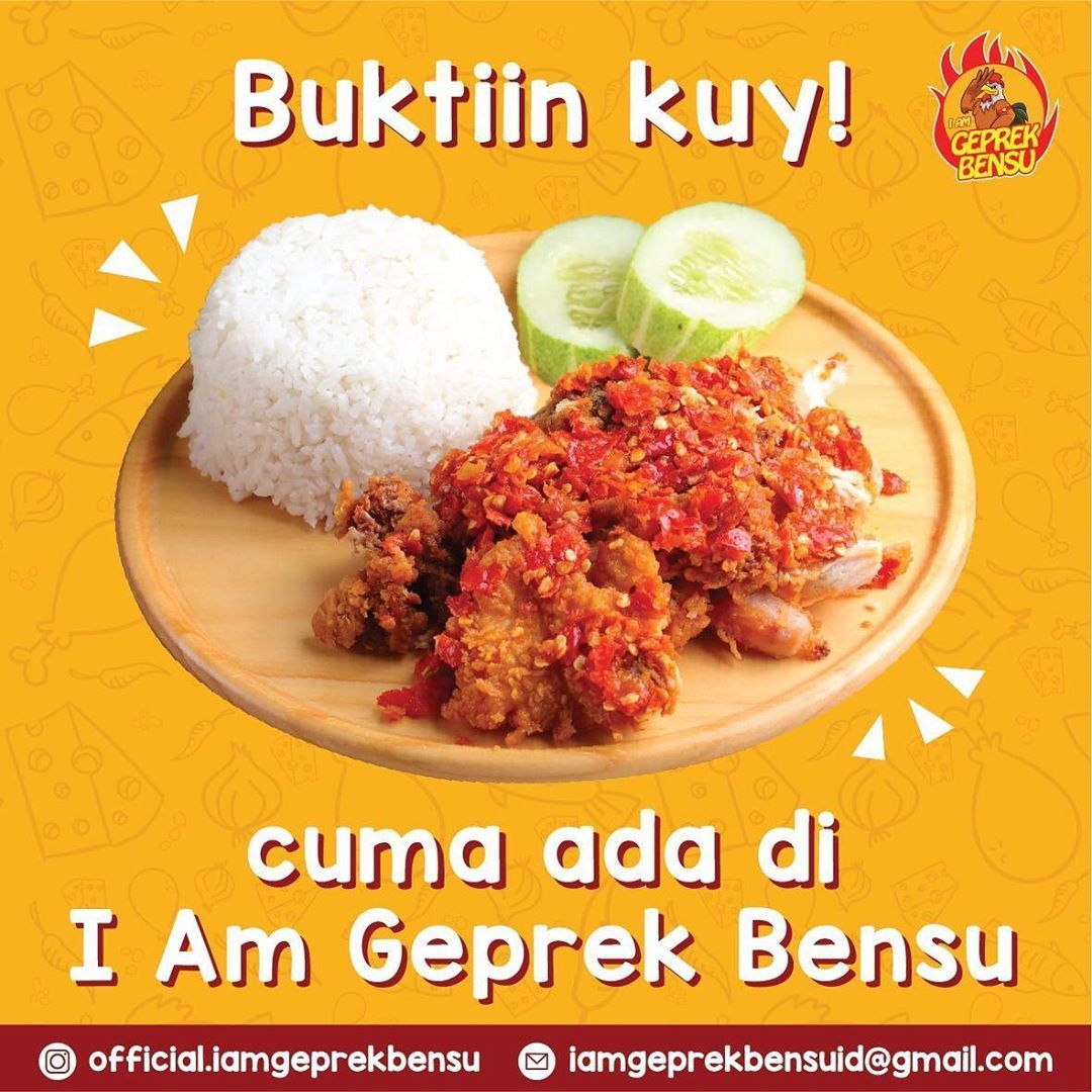 Geprek Bensu dan I Am Geprek Bensu