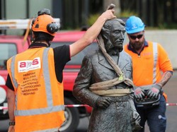 Imbas Demo George Floyd, Patung Tokoh Militer Selandia Baru Dirobohkan