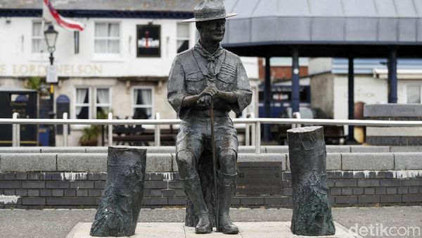 Cegah Pengrusakan, Patung Pelopor Pramuka Baden-Powell Dipindahkan