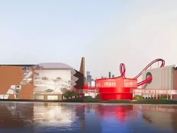 Seru! Ada Roller Coaster di Dalam Pabrik Cokelat Super Besar Ini