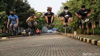 Semangat Tanpa Batas Pecinta Parkour Menuju New Normal