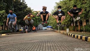 Semangat Tanpa Batas Pecinta Parkour Menuju New Normal