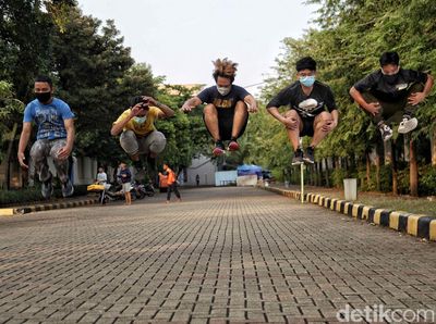 Semangat Tanpa Batas Pecinta Parkour Menuju New Normal