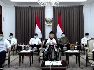 Di Acara Halalbihalal MUI, Maruf: Salah Satu Tugas Kita Jaga Umat dari COVID