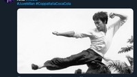 Rebic juga dimiripkan dengan Bruce Lee. (Foto: internet/Twitter)