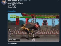 Ada juga meme yang menyamakan Rebic kayak di game Mortal Kombat. (Foto: internet/Twitter)