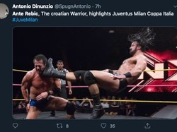 Mirip sama tendangan kungfu Rebic nih. (Foto: internet/Twitter)