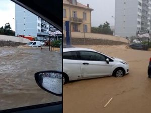 Banjir Bandang di Prancis, Mobil-Mobil Terendam