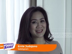 Kebiasaan Baru Tante Ernie dan Berlliana Lovell Saat Memasuki New Normal