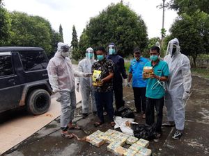 Gunakan APD, Petugas BNN Sergap Pengedar Narkoba