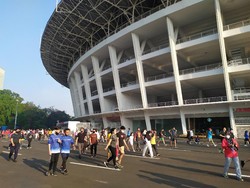 Weekend Kedua Masa Transisi PSBB, GBK Masih Ramai Pengunjung