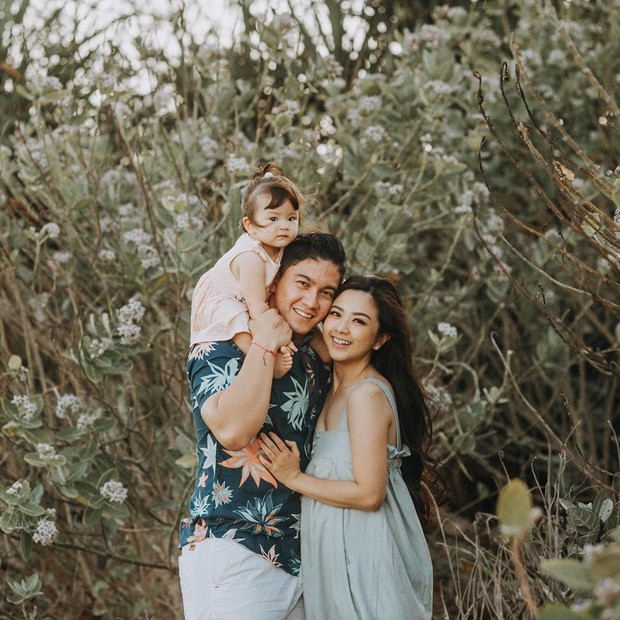 Franda Samuel/Sumber: Instagram.com/Frandaaa87 Franda dan Samuel bersama dengan Anak Pertamanya Zylvechia