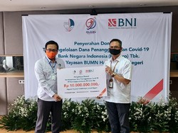 Gandeng Yayasan BUMN, Ini Aksi Sosial Pegawai BNI Lawan COVID-19