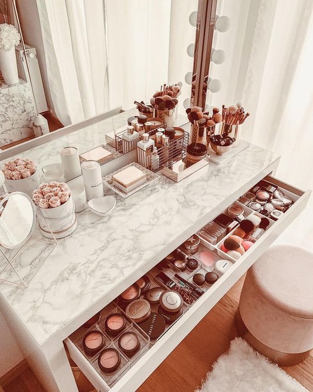 Kosmetik/pinterest.com Menyimpan kosmetik di kamar dengan suhu ruangan