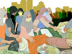 Positif Corona di Poman Jadi 40, Pasar Ditutup-Warga Tak Bermasker Dirazia