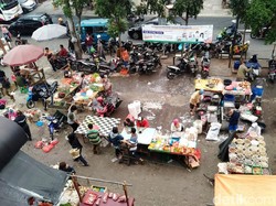 Pasar Pondok Labu Masih Minim Protokol Kesehatan