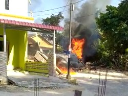 Pilot Pesawat TNI AU Jatuh Selamat dengan Kursi Lontar, Dirawat di RS