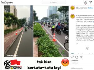 Viral Jalur Sepeda Sementara Disingkirkan Aparat, Ini Penjelasannya