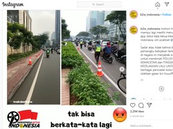 Viral Jalur Sepeda Sementara Disingkirkan Aparat, Ini Penjelasannya