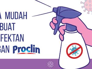 Sambut New Normal, Ini Cara Mudah Membuat Disinfektan dengan Proclin