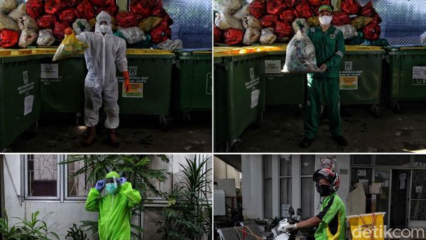 Melihat Perjuangan Petugas Limbah Medis COVID-19