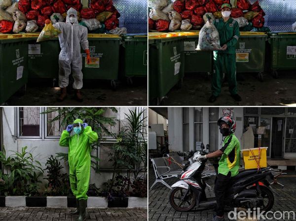 Melihat Perjuangan Petugas Limbah Medis COVID-19