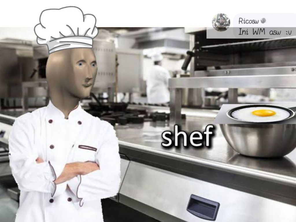 Berasa Master Chef! Begini Meme Ekspresi Kocak Saat Berhasil Masak