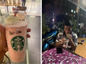 Pria Ini Traktir Temannya yang Belum Pernah Cicip Kopi Starbucks Seumur Hidup