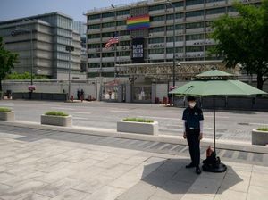 Kedubes AS di Korea Selatan Turunkan Spanduk Black Lives Matter