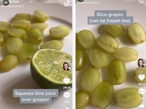 Tren Makanan Baru di TikTok, Bikin Permen dari Anggur dan Air Jeruk Nipis